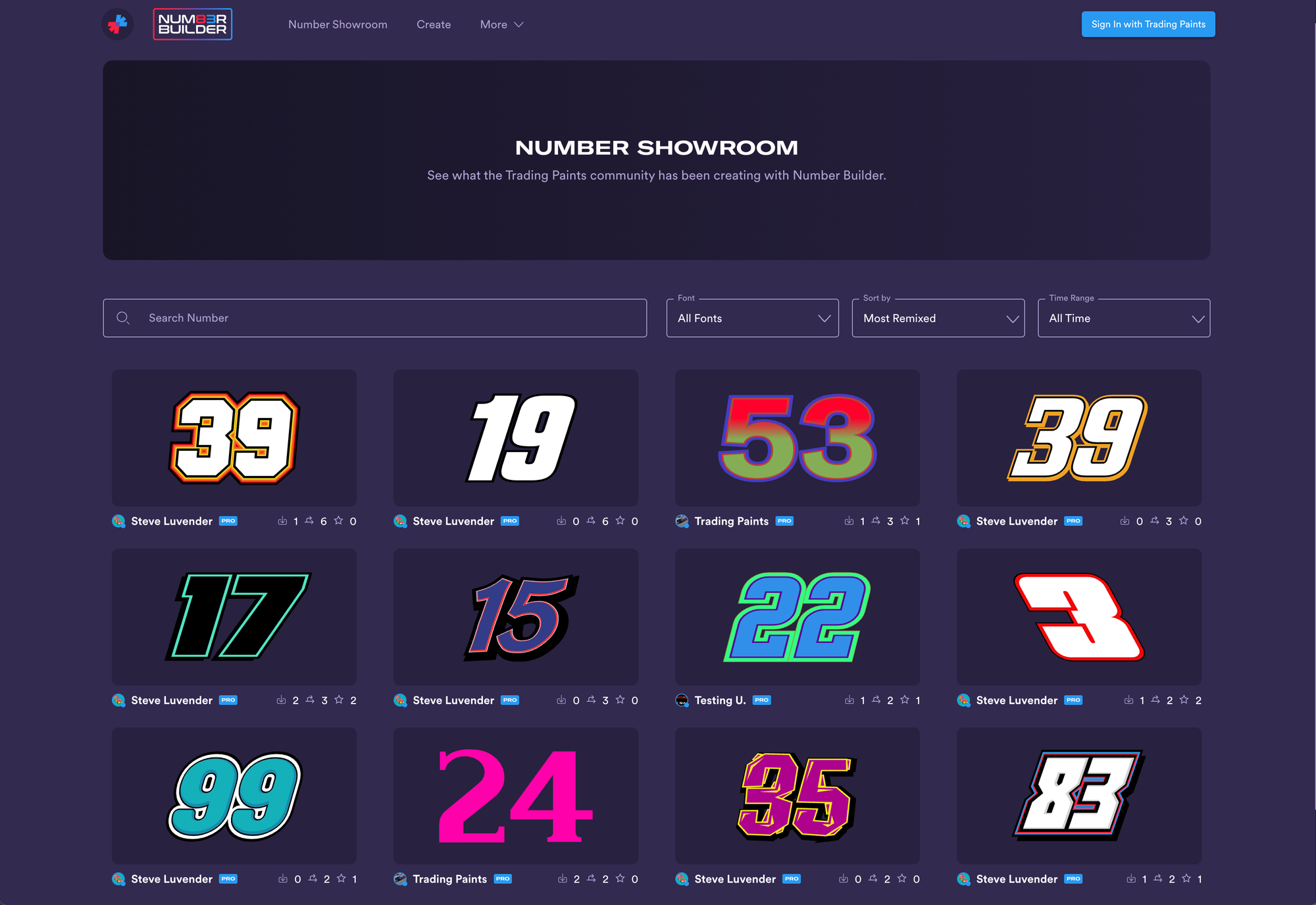 Introducing the new Number Builder: Showroom, remixing, gradients, and more
