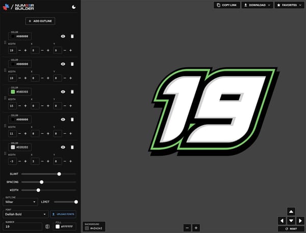 Introducing Number Builder: design your own custom car numbers